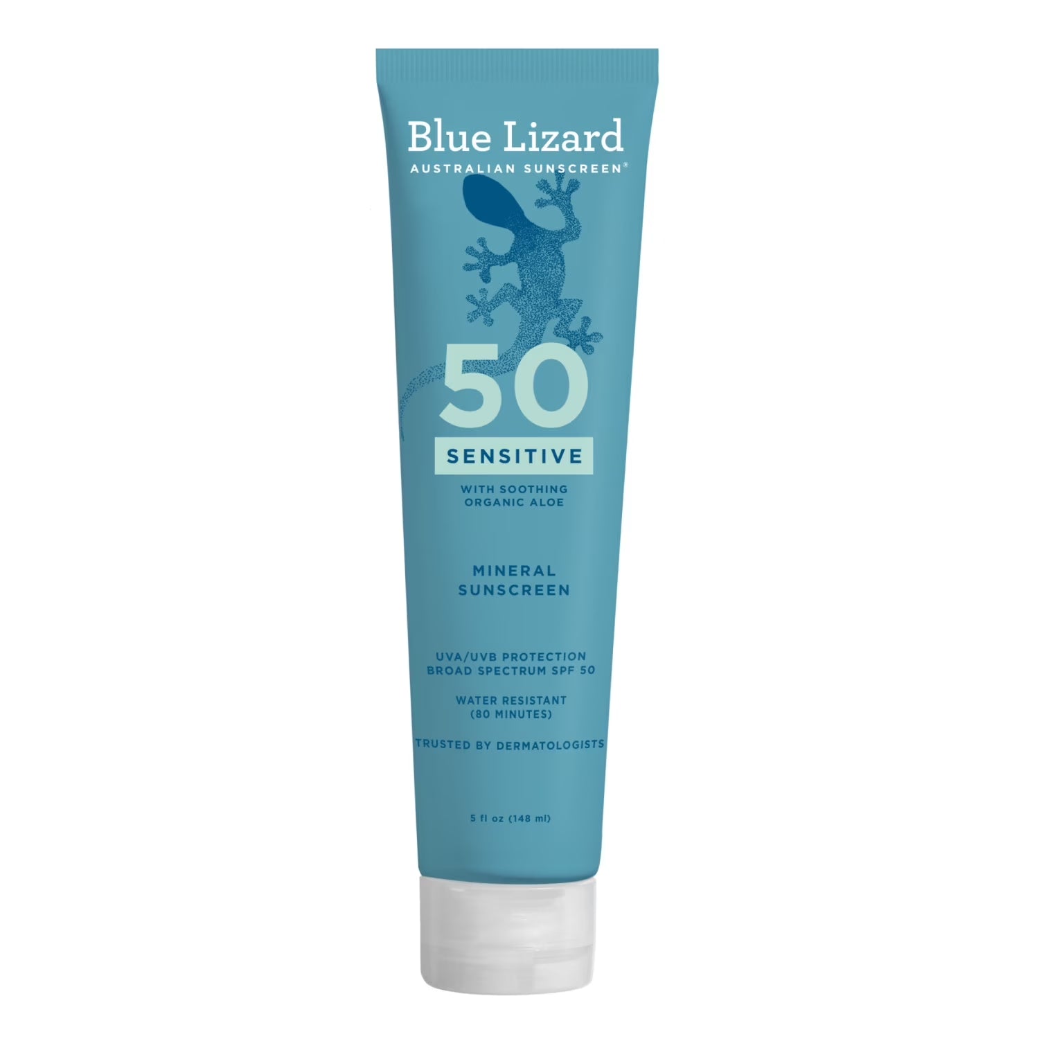 Australian Sunscreen Sensitive SPF 50 Lotion, 5 Oz Tube