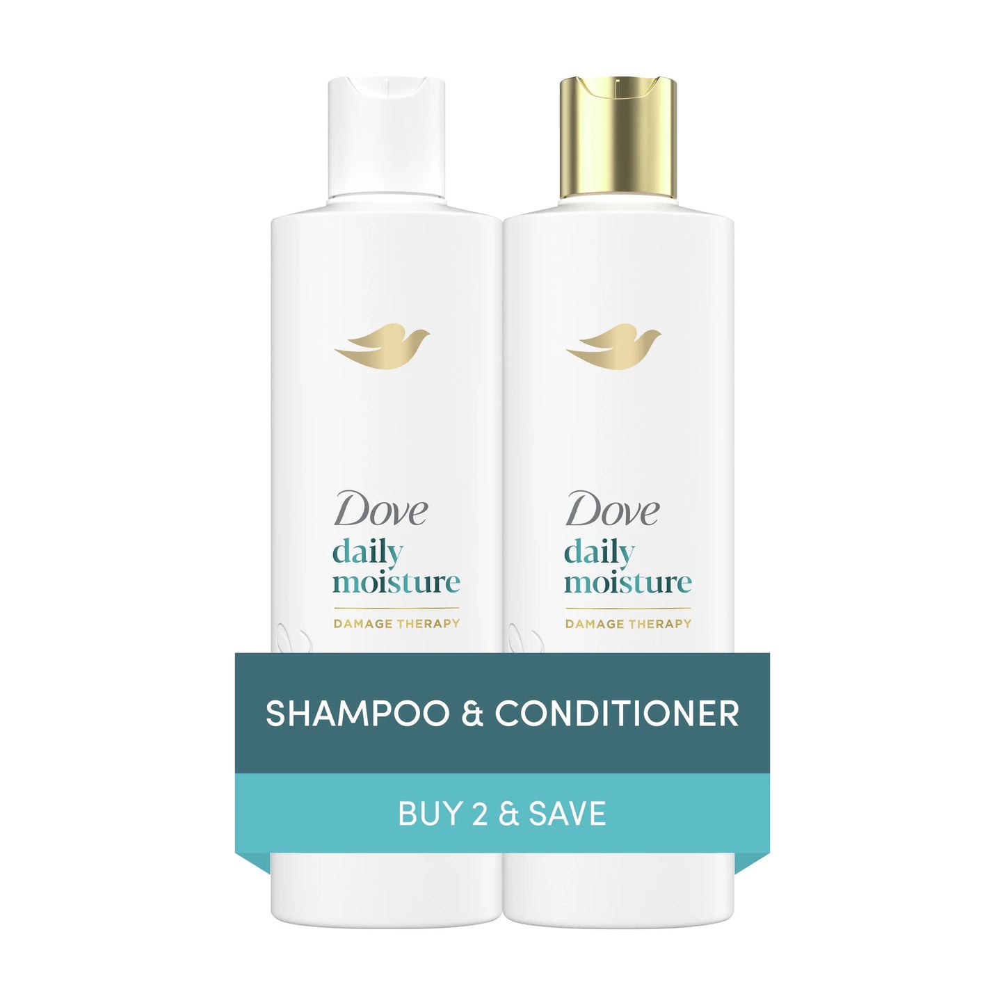 Deep Moisture Body Wash, Daily Hydration Shampoo & Conditioner, 3 Count