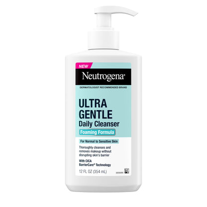 Ultra Gentle Daily Foaming Facial Cleanser, 12 Fl. Oz