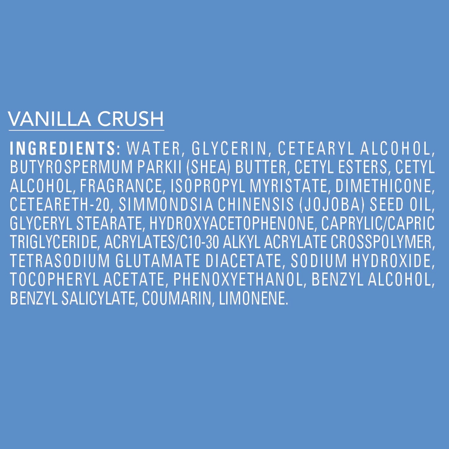 Shea Fusion Vanilla Crush Scented Body Lotion, Moisturizer for Dry Skin, 14 Fl Oz