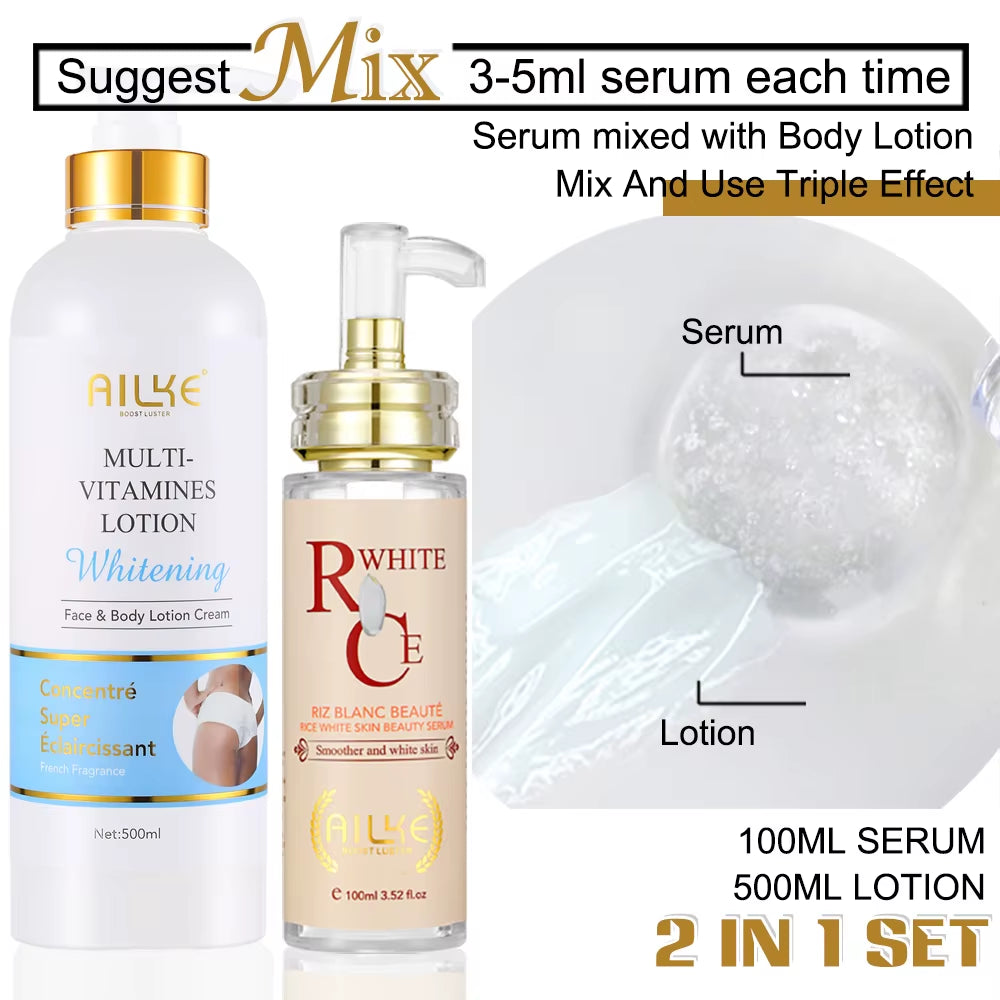 Multi Vitamin Brightening Body Lotion, Clean Skin, Increase Skin Radiance, Smooth, Even Skin Tone, Moisturizer Cream