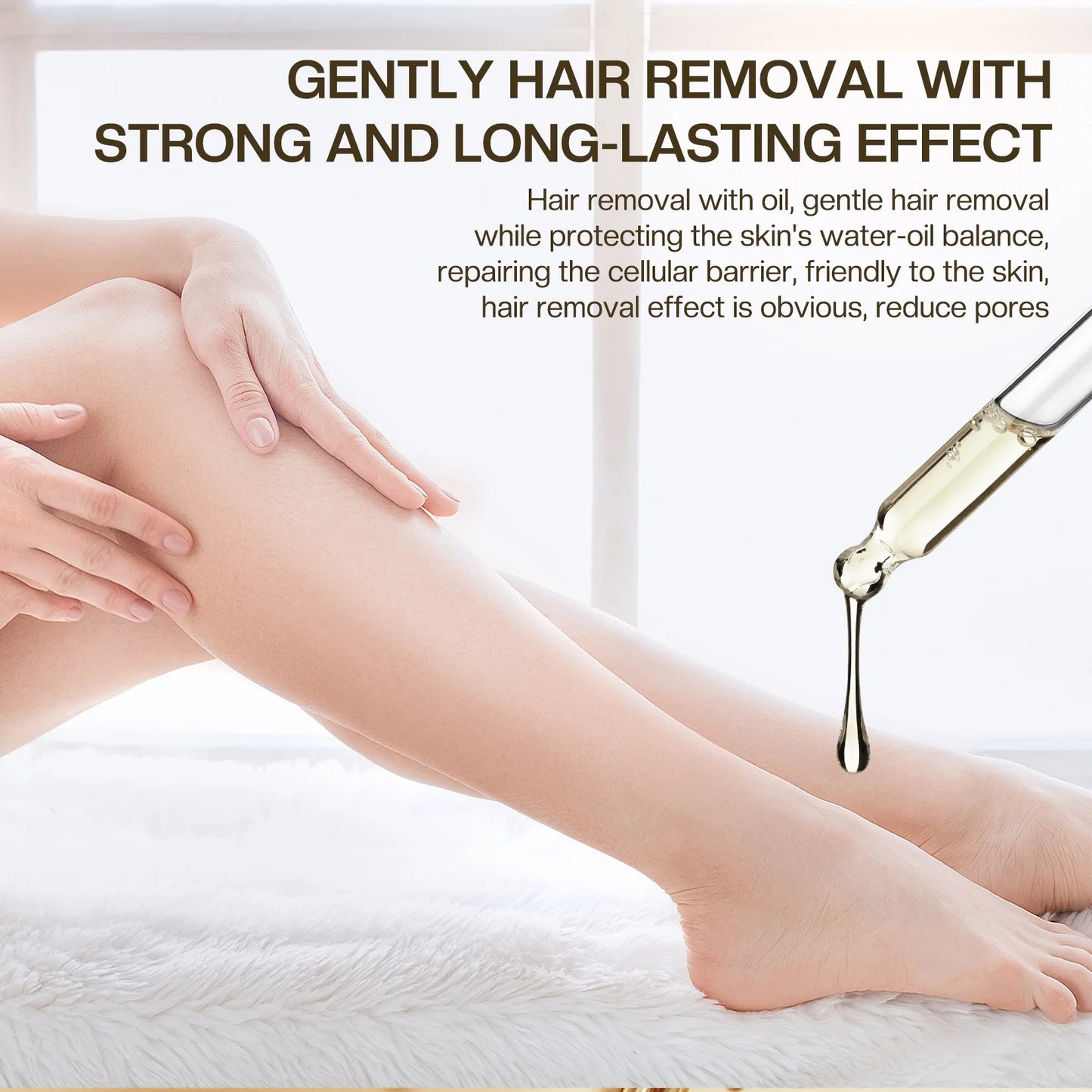 Cyperus Rotundus Oil for Hair Removal,Smooth Skin, Moisturizing & Soothing for Women and Men,1.71 Fl.Oz