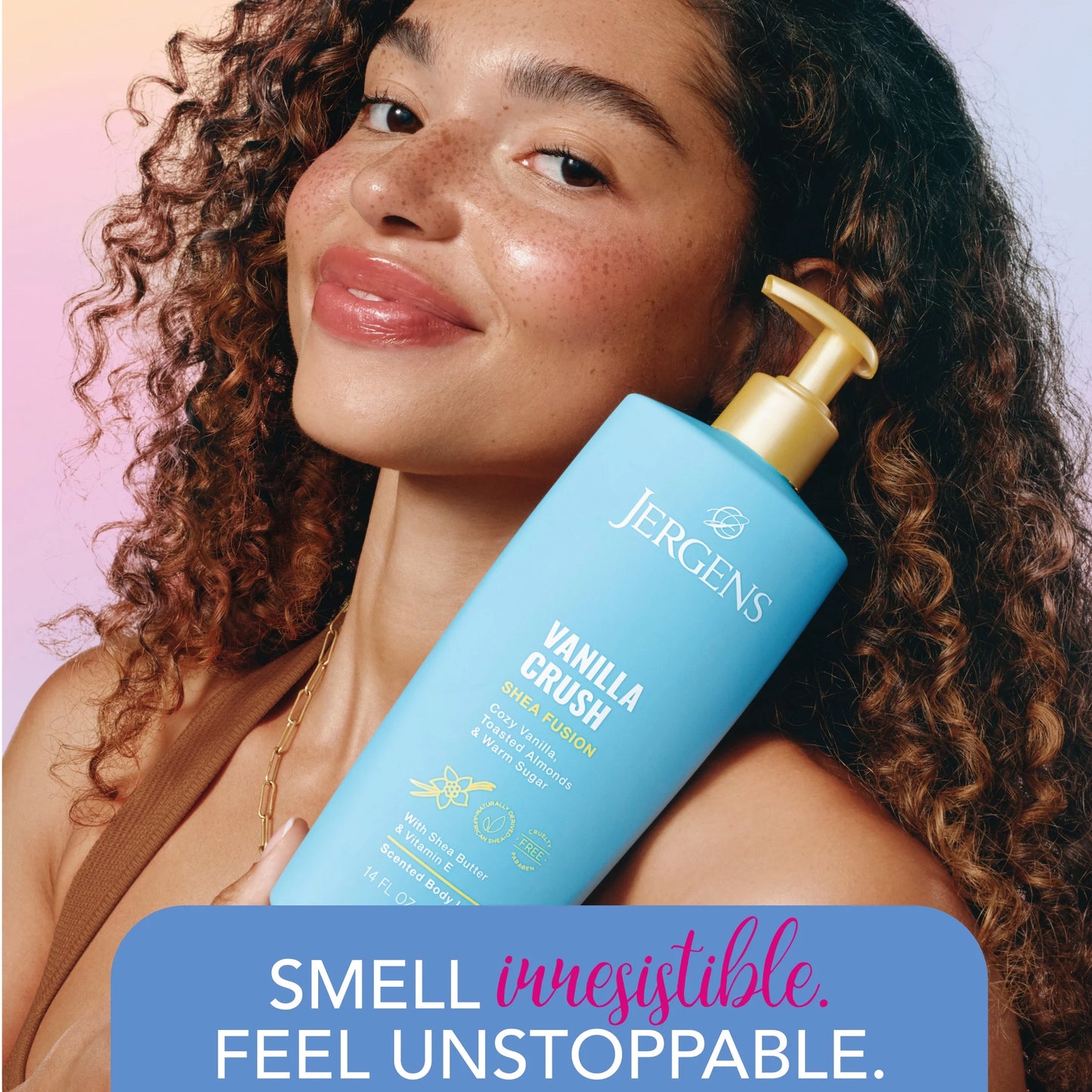 Shea Fusion Vanilla Crush Scented Body Lotion, Moisturizer for Dry Skin, 14 Fl Oz