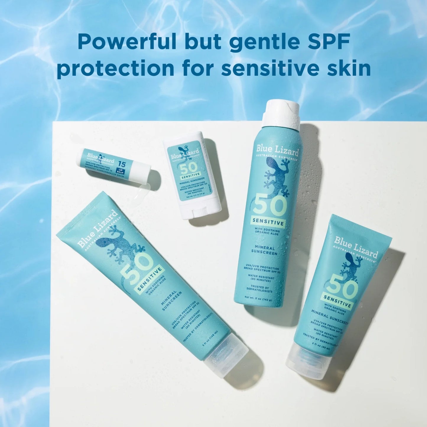 Australian Sunscreen Sensitive SPF 50 Lotion, 5 Oz Tube