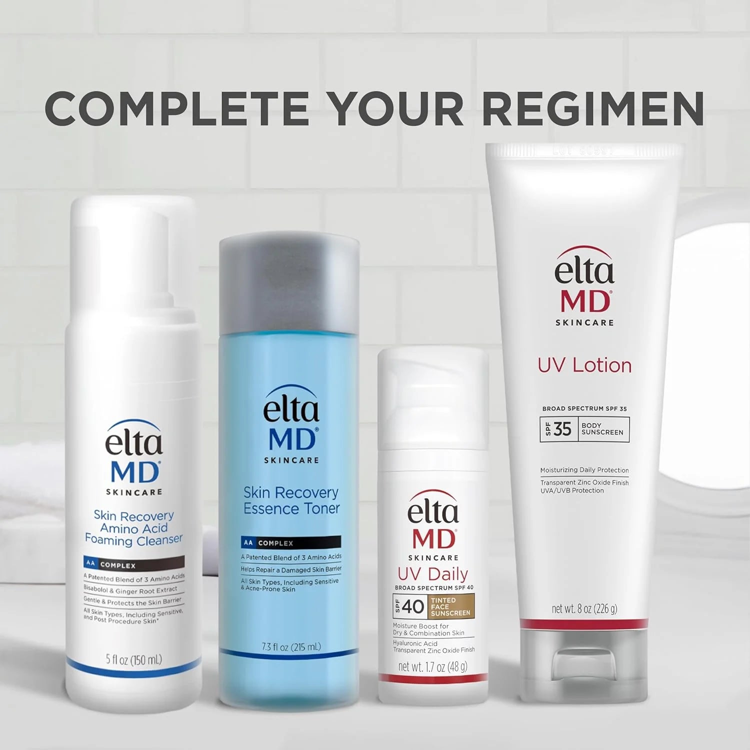 UV Daily SPF 40 Tinted Face Sunscreen Moisturizer, Lightweight Tinted Sunscreen for Face Moisturizers, 1.7 Oz Pump